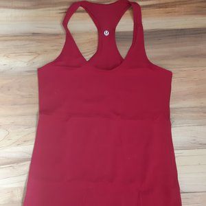 Red Lululemon Tank Top
